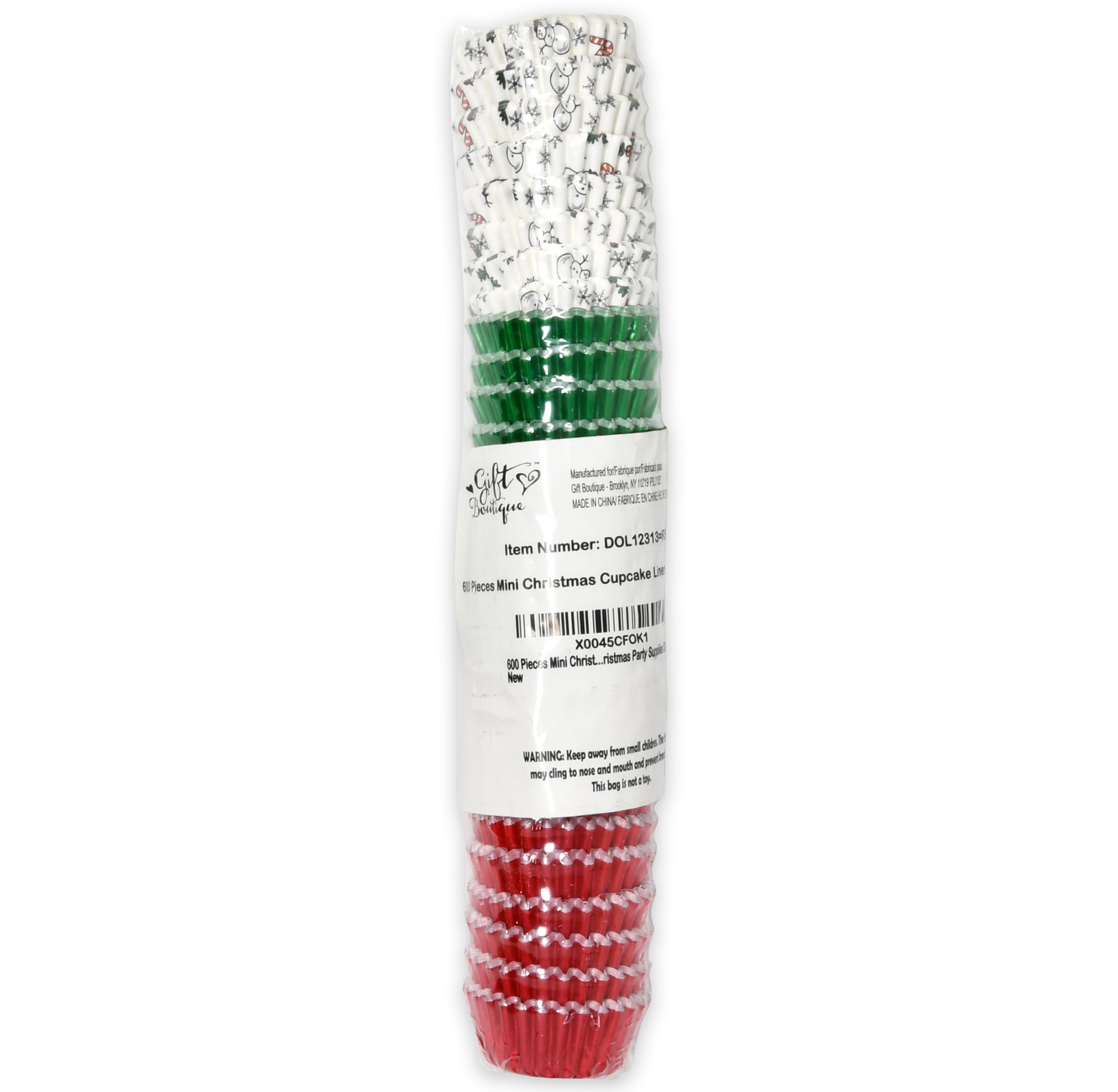 Gift Boutique mini-size liner fitting 1-inch bottoms and 1.5-inch tops for mini treats.