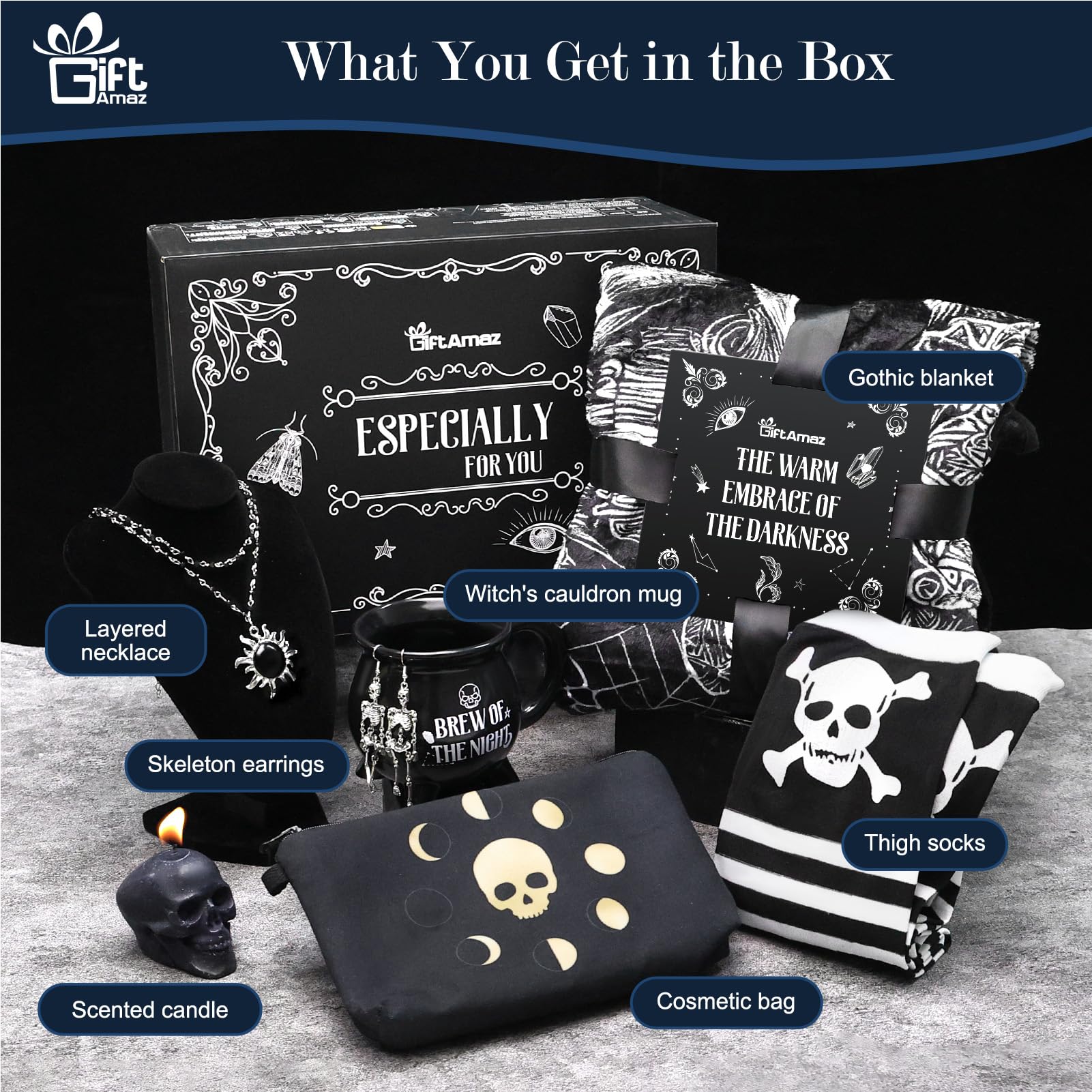 GiftAmaz Skull Candle presented for moody ambiance and fragrance