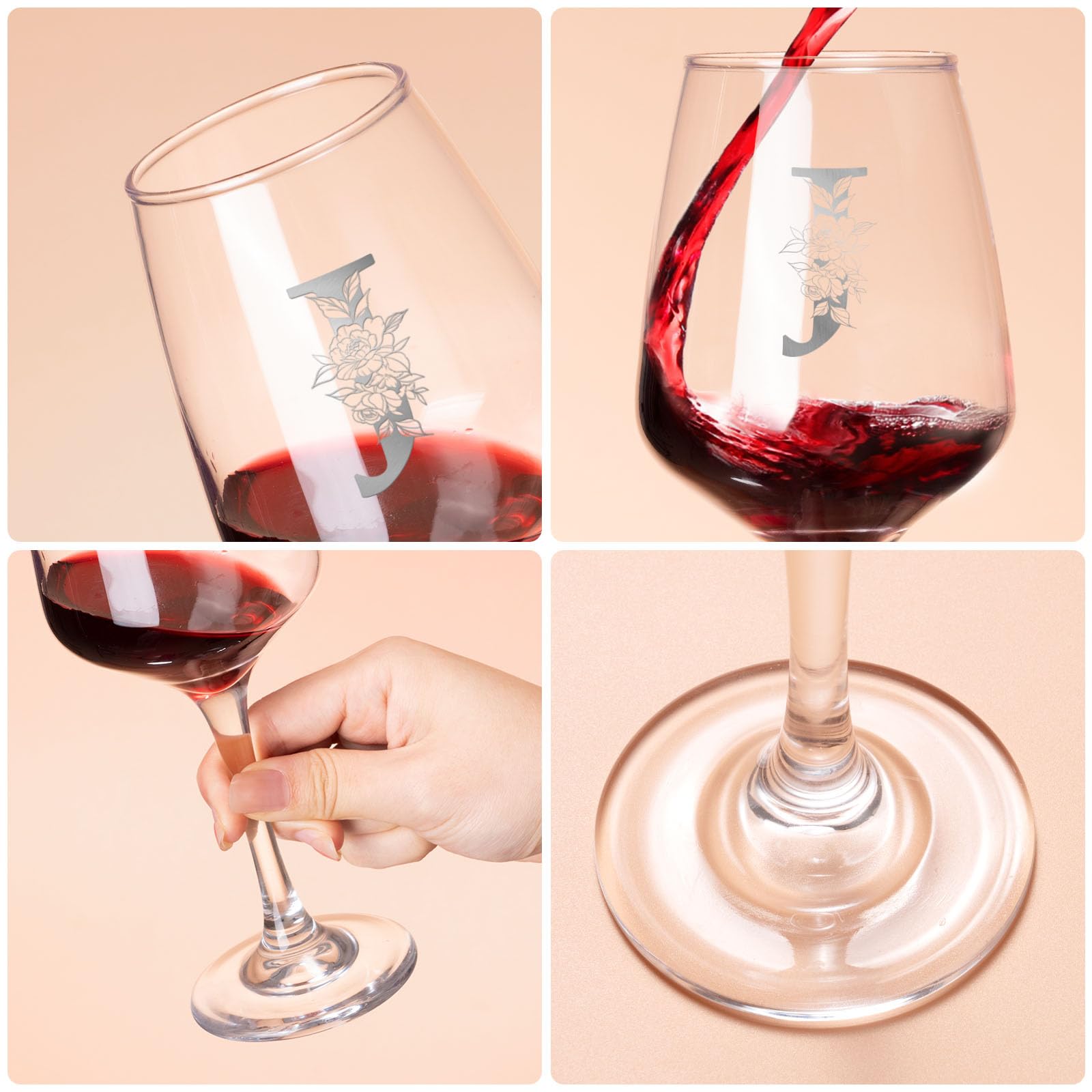 GiftHarbor elegant gift box with wine glass creates a ready-to-give present.