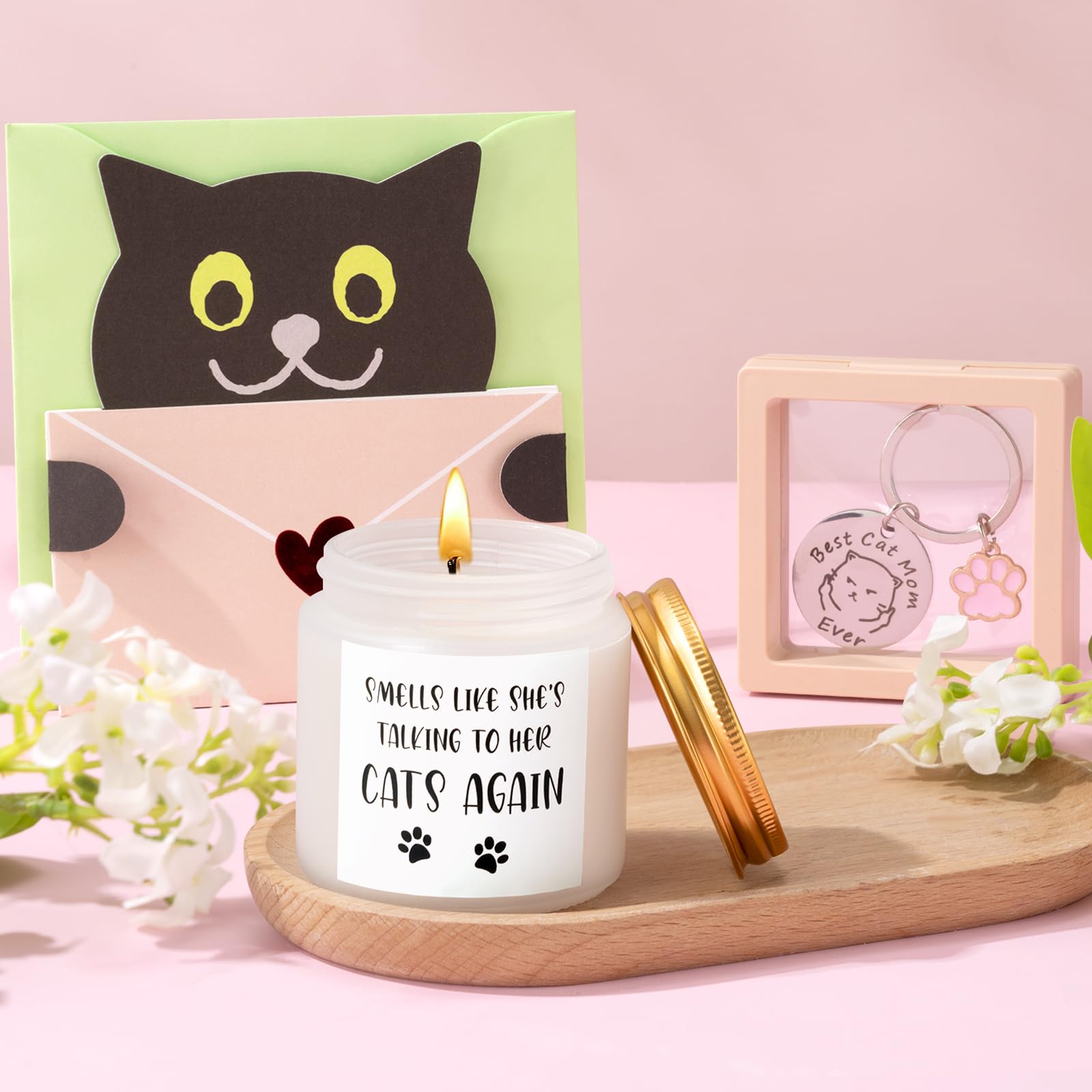 Giftissimo cat socks, three pairs with paws, comfy daily wear