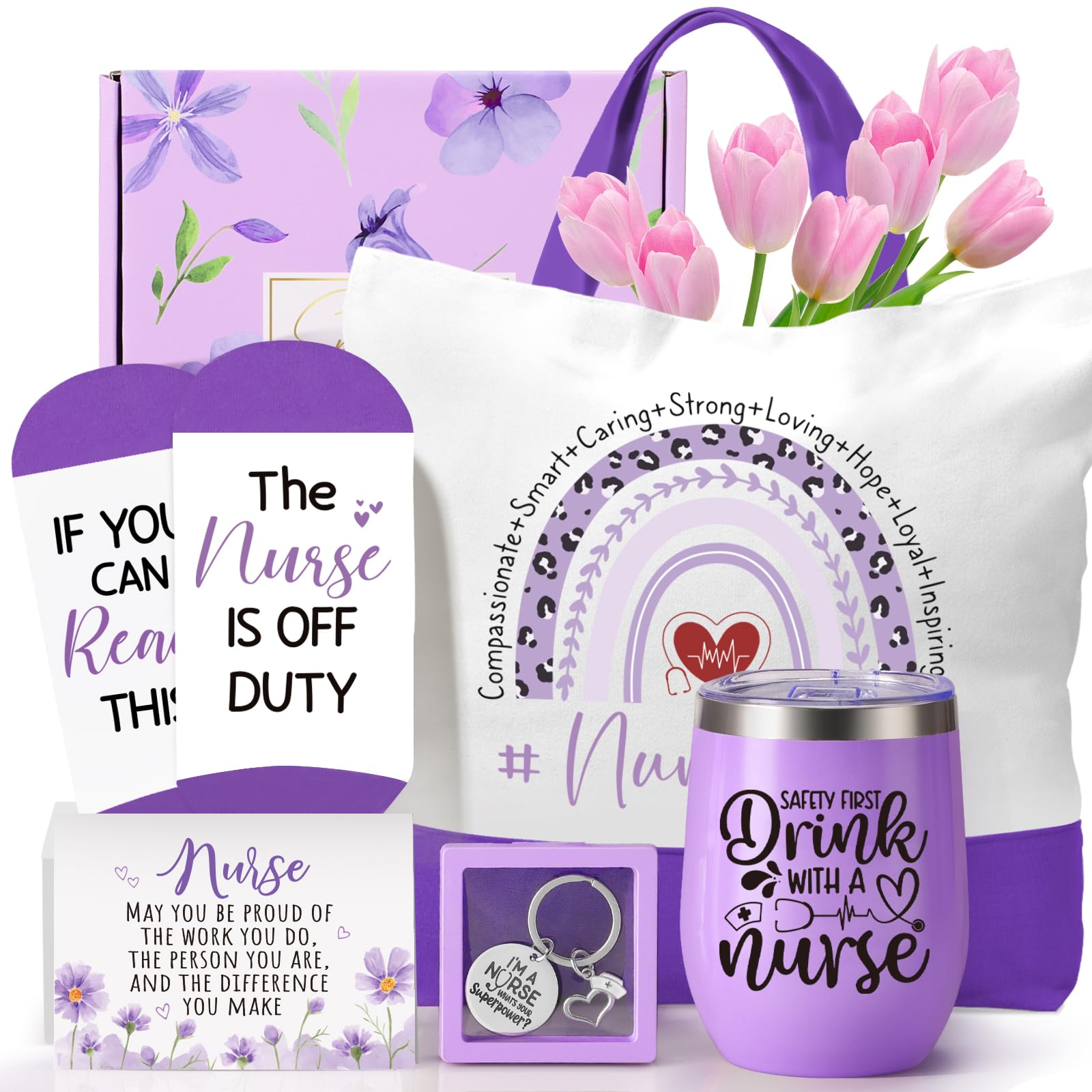 GiftPeak NurseLife canvas bag for daily shift essentials.