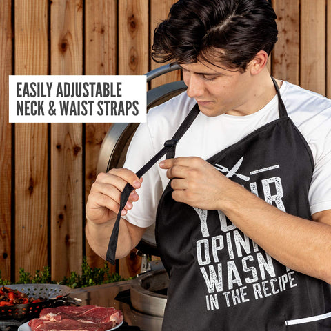 GIFTS KINGS Funny apron in action boosts party vibe and keeps spills contained.