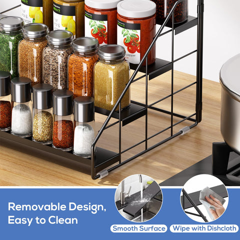 GIGIFTREE on the countertop keeps spices within easy reach