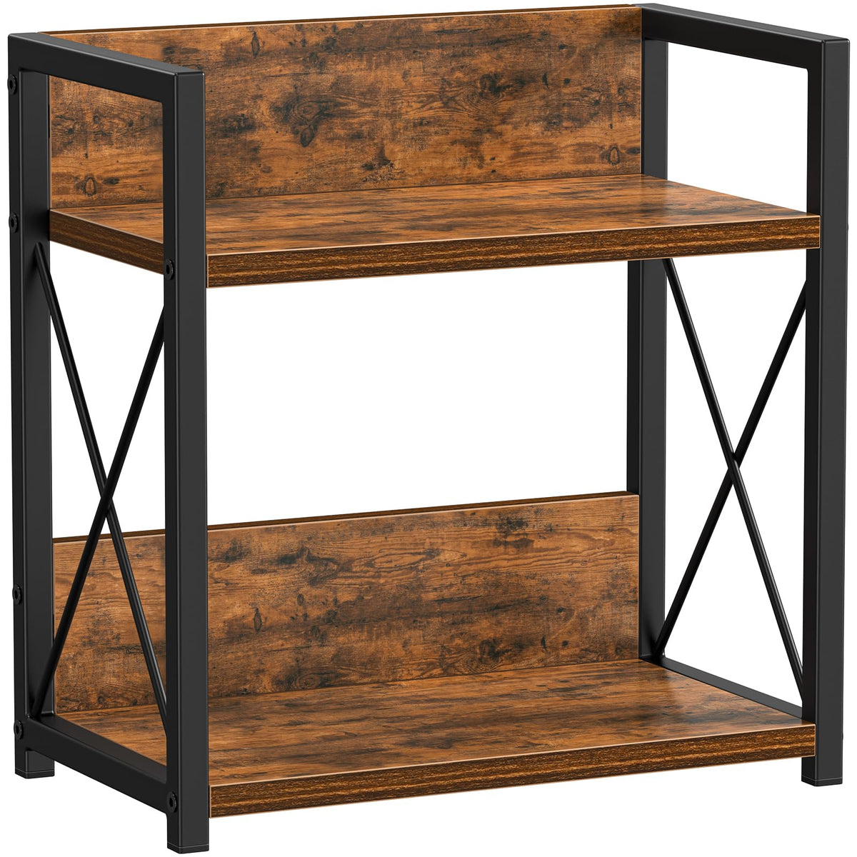 Giikin 2-tier spice rack on counter for organized spice storage.
