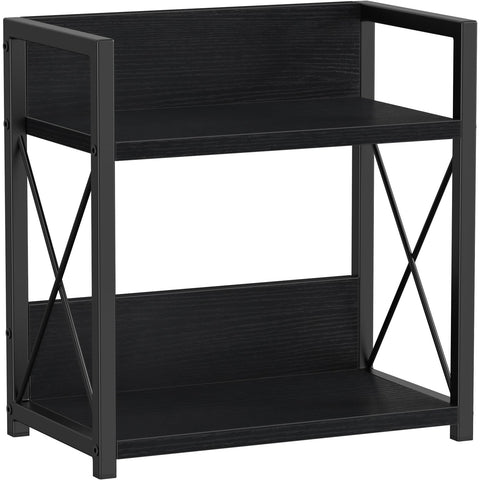 Giikin 2-tier countertop organizer on kitchen counter for spice storage and quick access.
