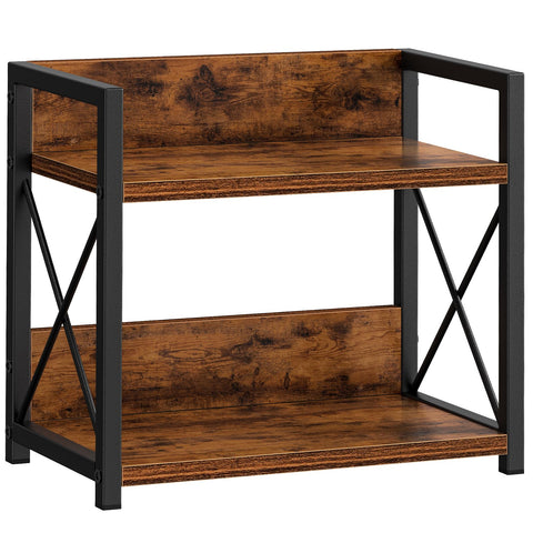 Giikin countertop two-tier organizer displaying spice jars for easy access.