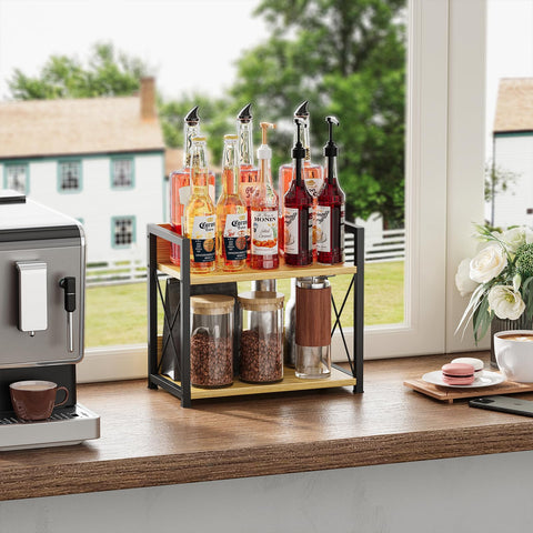 Giikin multi-functional organizer keeps spices and toiletries within easy reach.