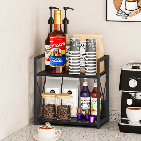 Giikin office shelf stores books and supplies within easy reach.