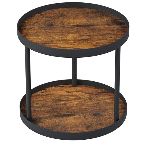 Giikin rustic brown finish adds warm style while organizing daily essentials.