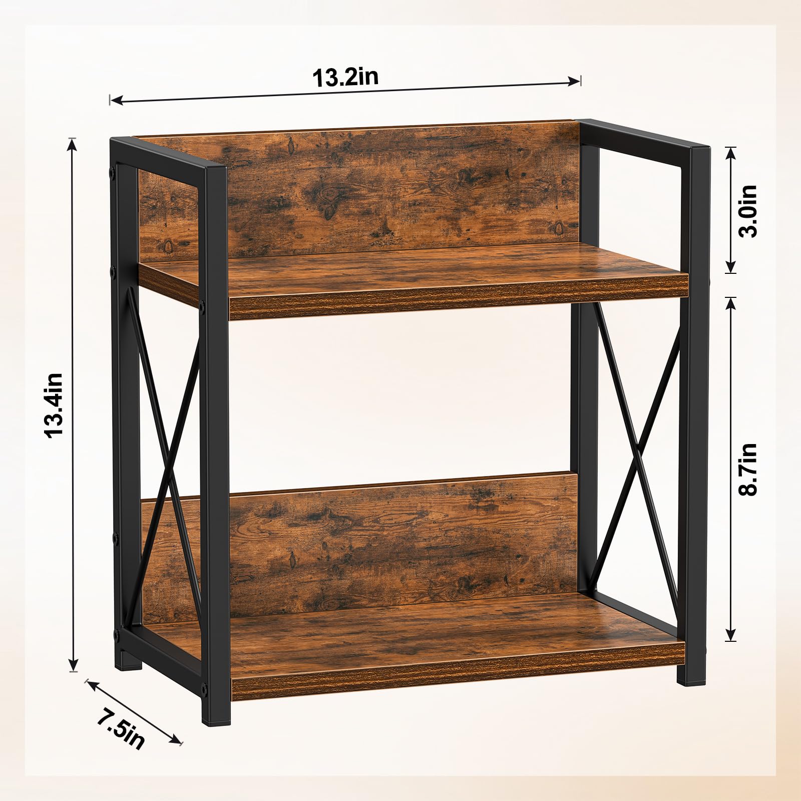 Giikin waterproof wooden surface is easy to wipe clean.