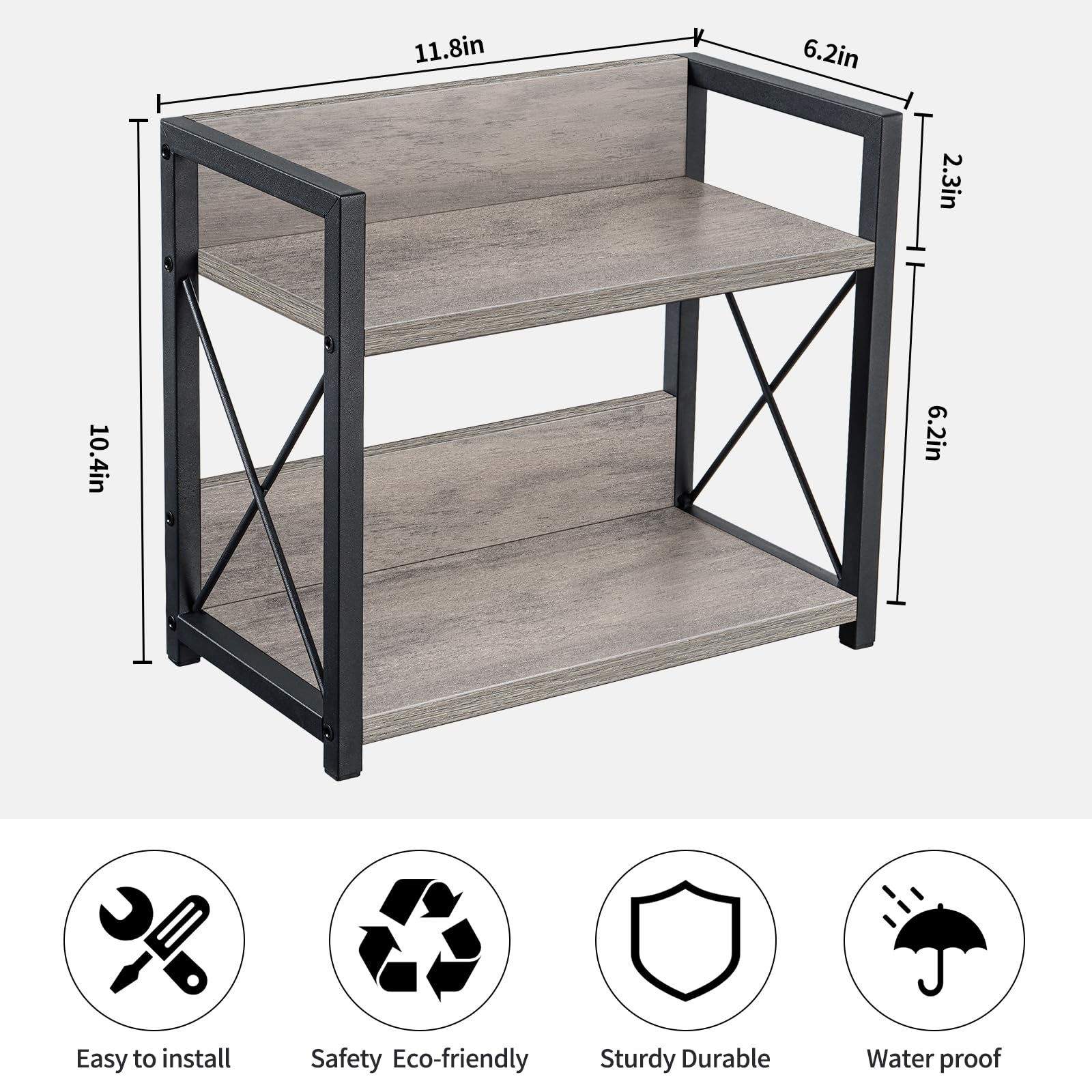 Giikin waterproof surface simplifies cleaning after kitchen prep.