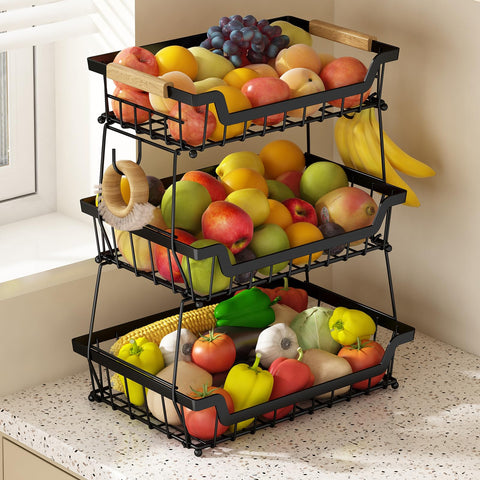GILLAS banana hangers with side hooks for hanging bananas and grapes.