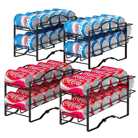 GILLAS soda can rack non-slip stability prevents sliding on counters.