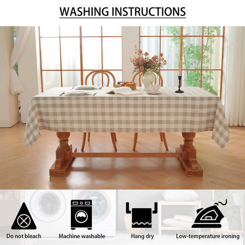 Gillhov checkered dining room setup showing versatile style