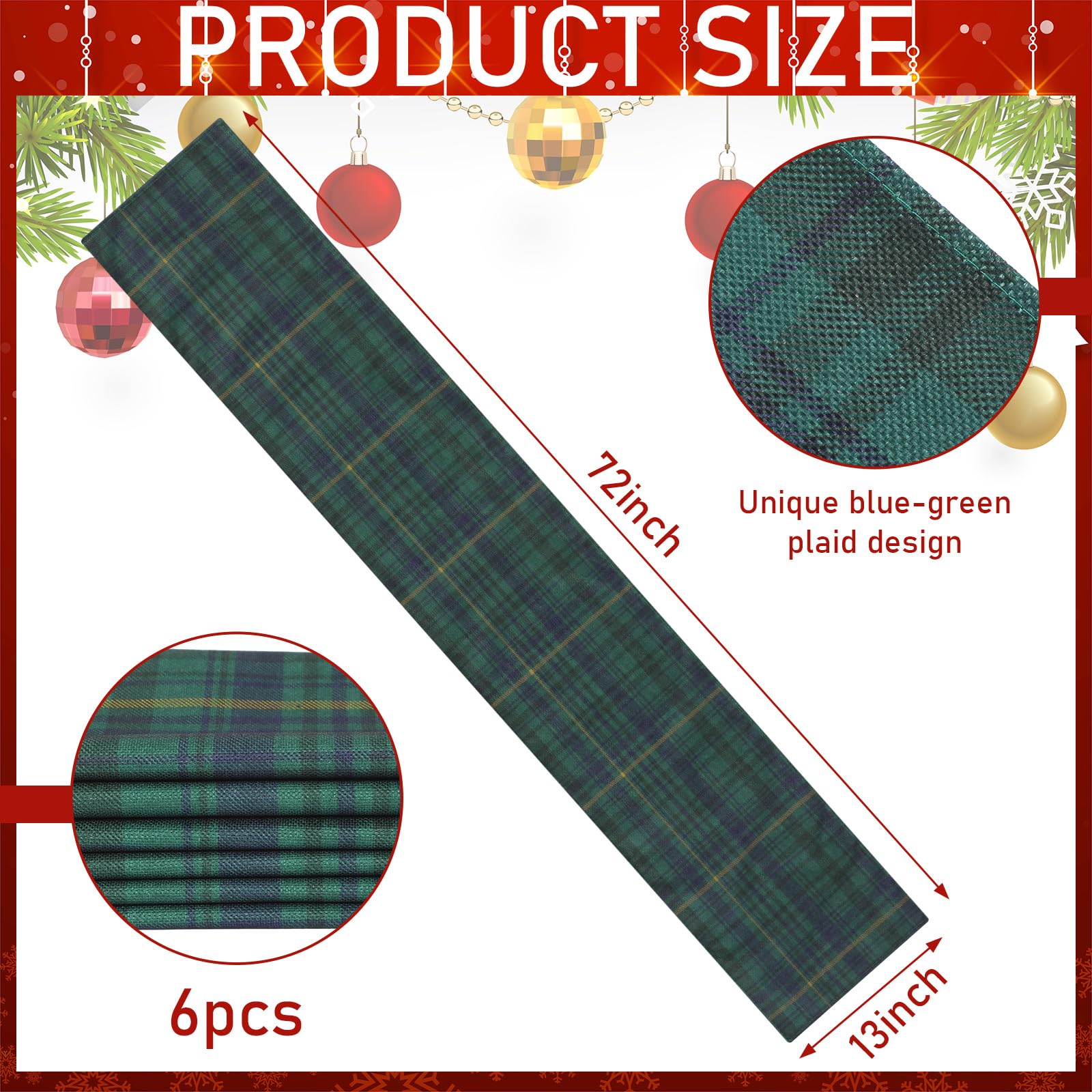 Gilprop six linen runners for versatile baby shower table decor