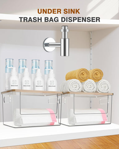 Ginnerella pantry setup showing easy access to bags and items.