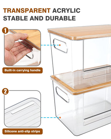 Ginnerella stackable design top view demonstrates space-saving organization.