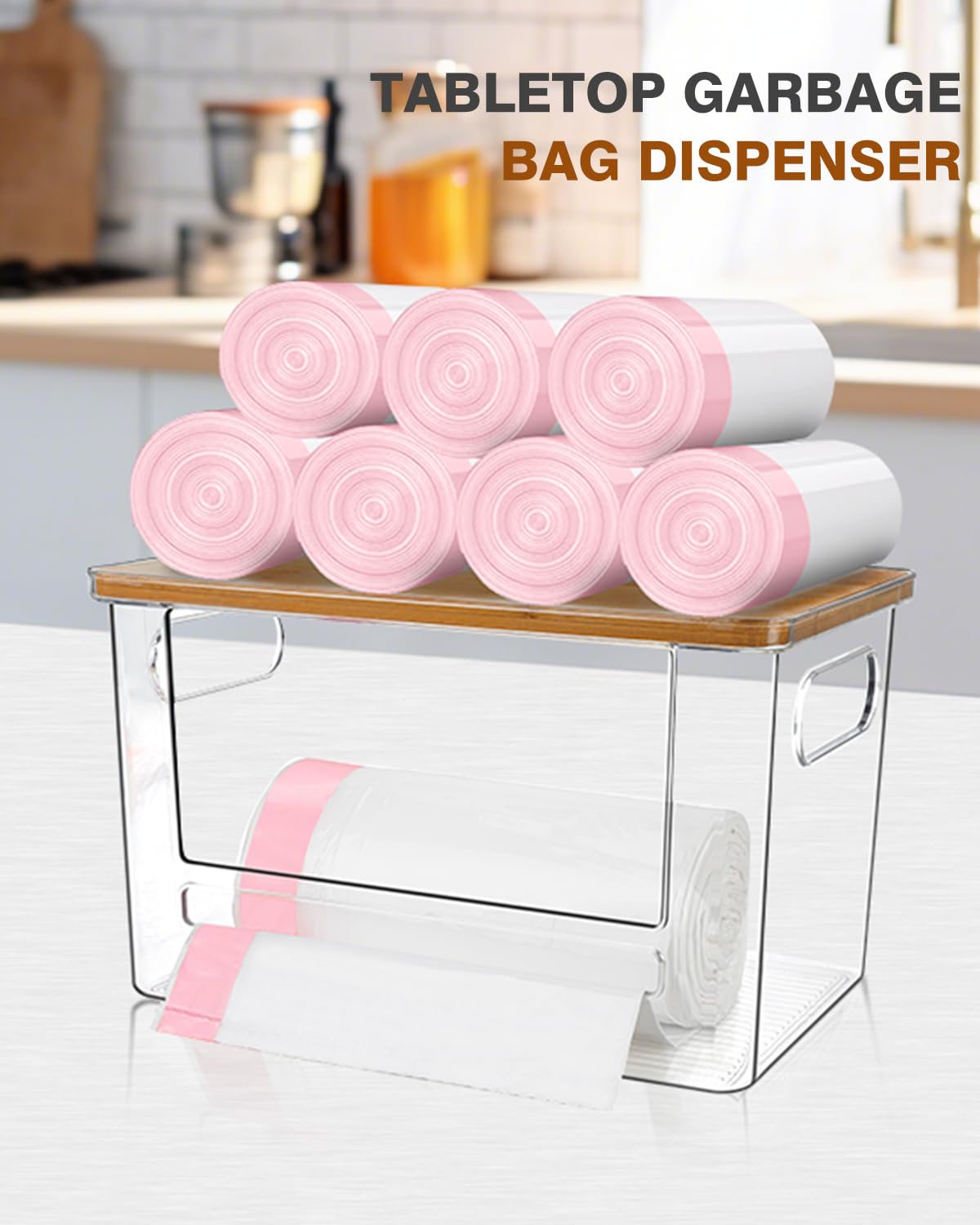 Ginnerella under-sink placement with silicone mat for stable storage.