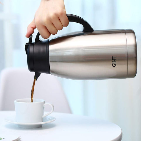 GiNT 18/8 stainless steel interior and exterior resist staining and maintain flavor.