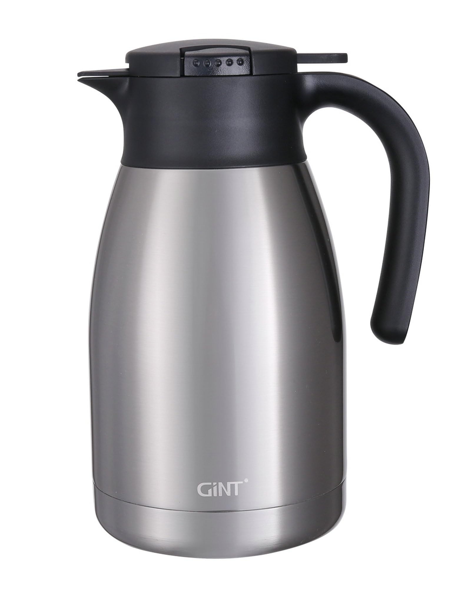 GiNT 51Oz carafe front view showing double-wall insulation for heat retention.