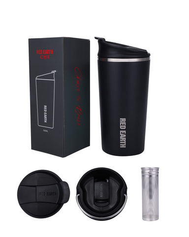 Removable infuser allows loose tea, tea blends, or fruit infusions