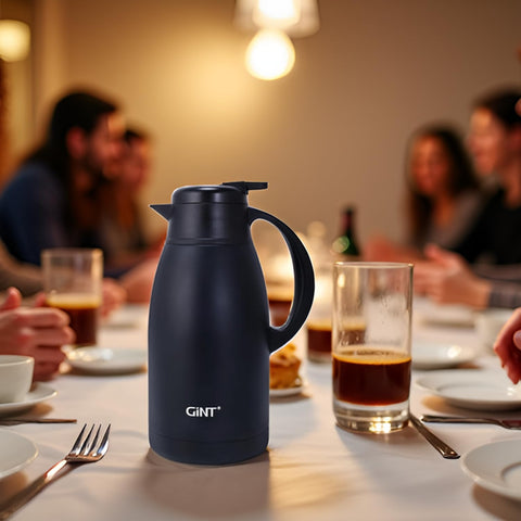 GINT office-use scene highlighting long-lasting beverage temperature