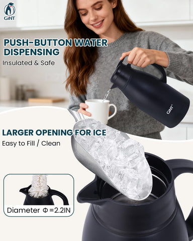 GINT table setting with ready-to-serve carafe for guests