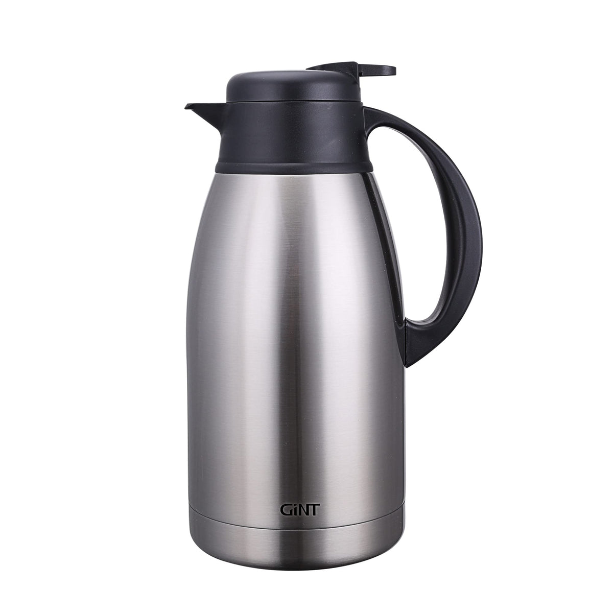GiNT stainless steel thermal carafe top opening for easy filling and cleaning.