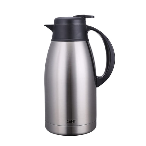 GiNT stainless steel thermal carafe top opening for easy filling and cleaning.