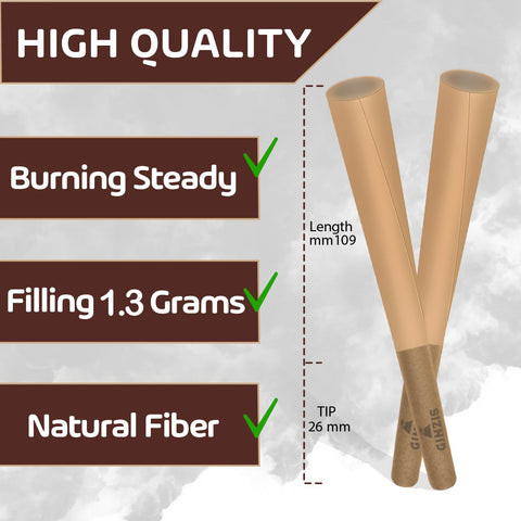 Ginzis cone filling system enhances rolling rituals with quality.