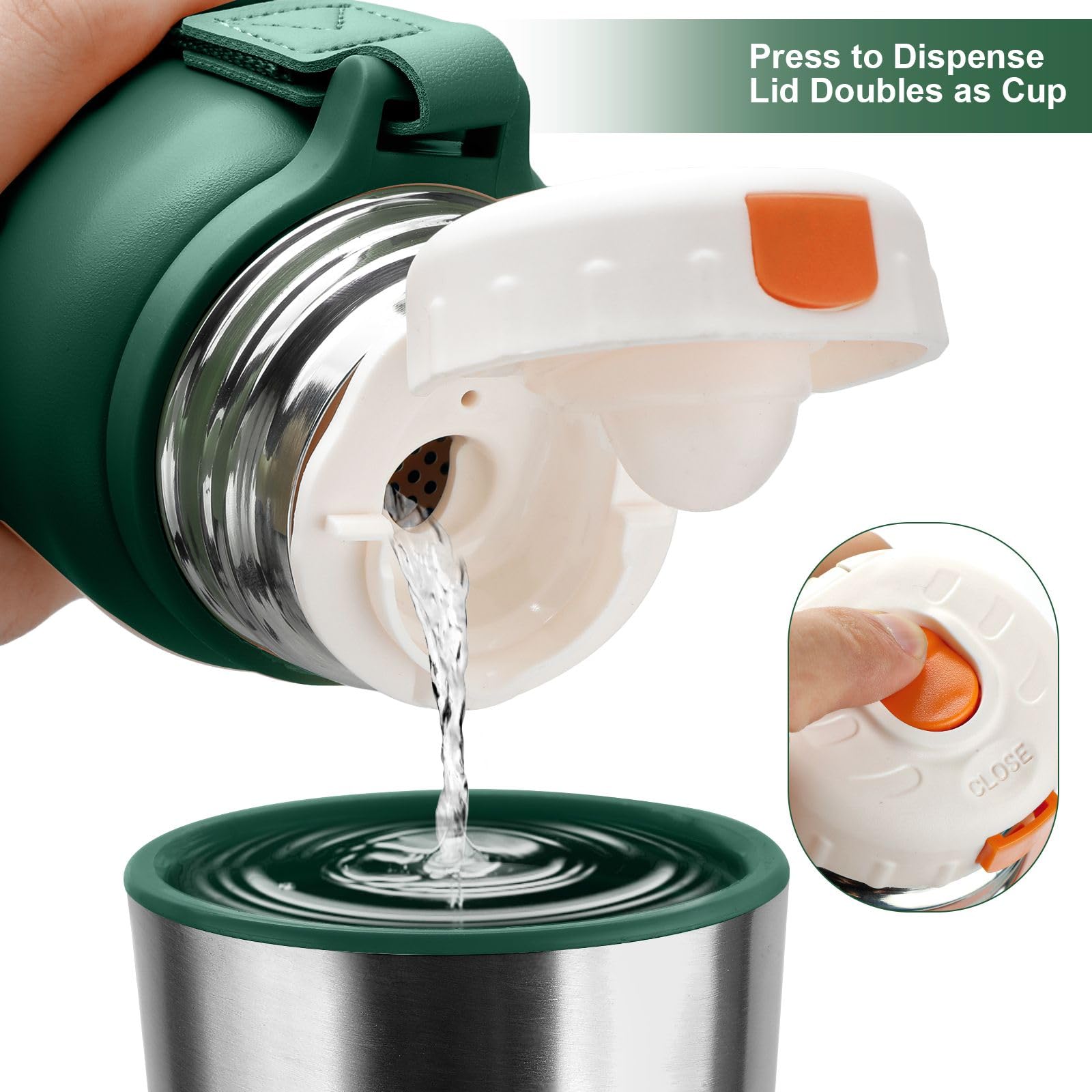 GIOGD portable bottle ideal for hiking, biking, and travel.