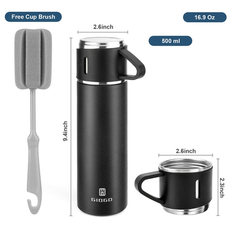 GIOGD bottle cap and pour function, preventing spills on the go