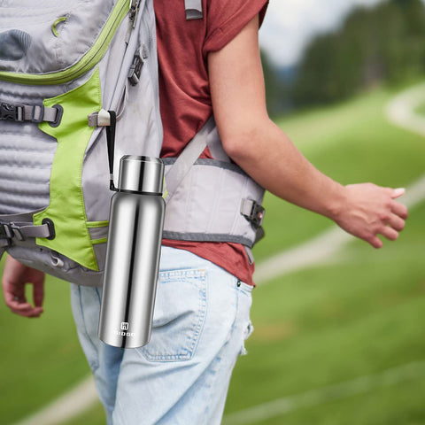 GIOGD travel-friendly bottle in backpack setup, perfect for daily commutes.