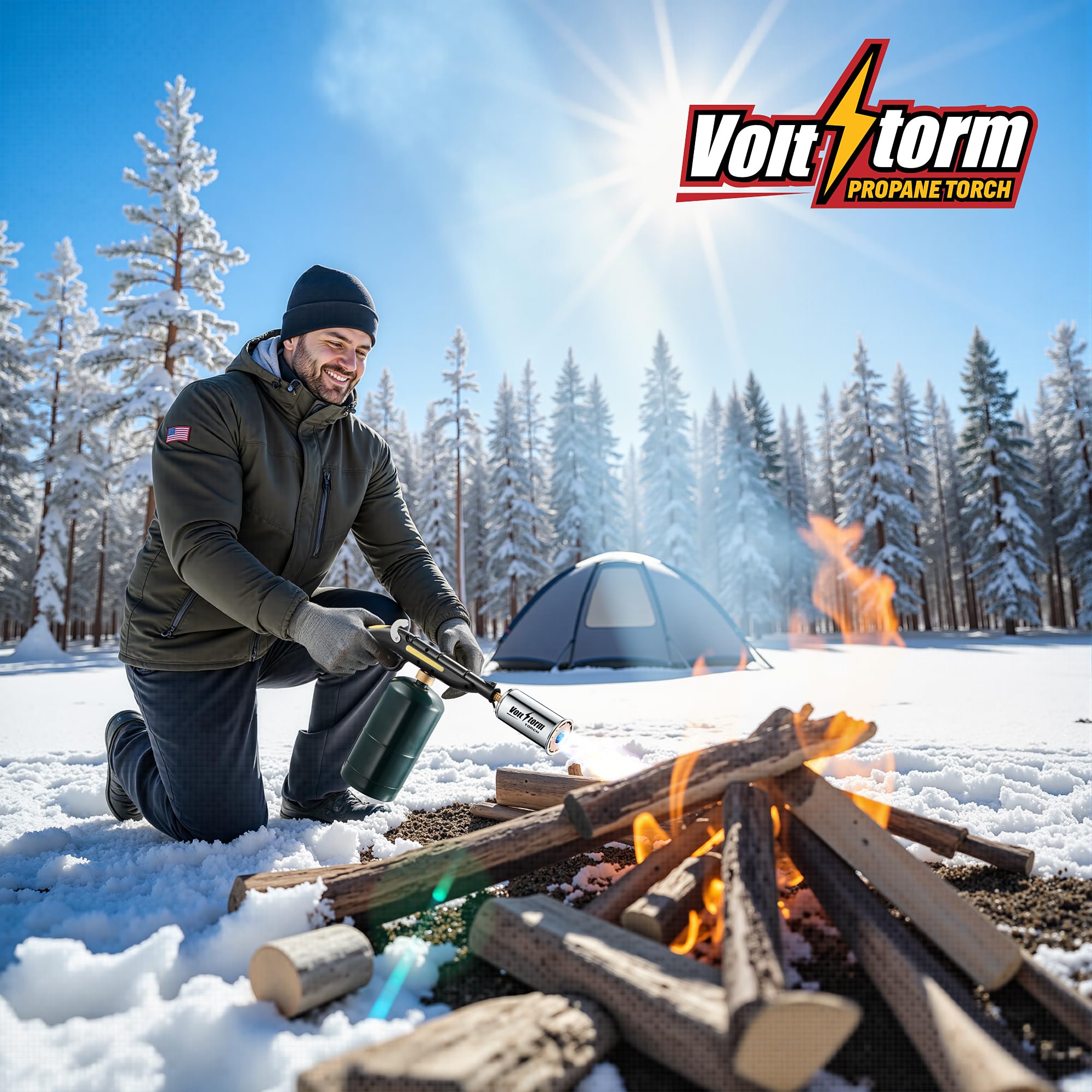 Gioventù Cooking Torch safety features include copper interface and durable seal.