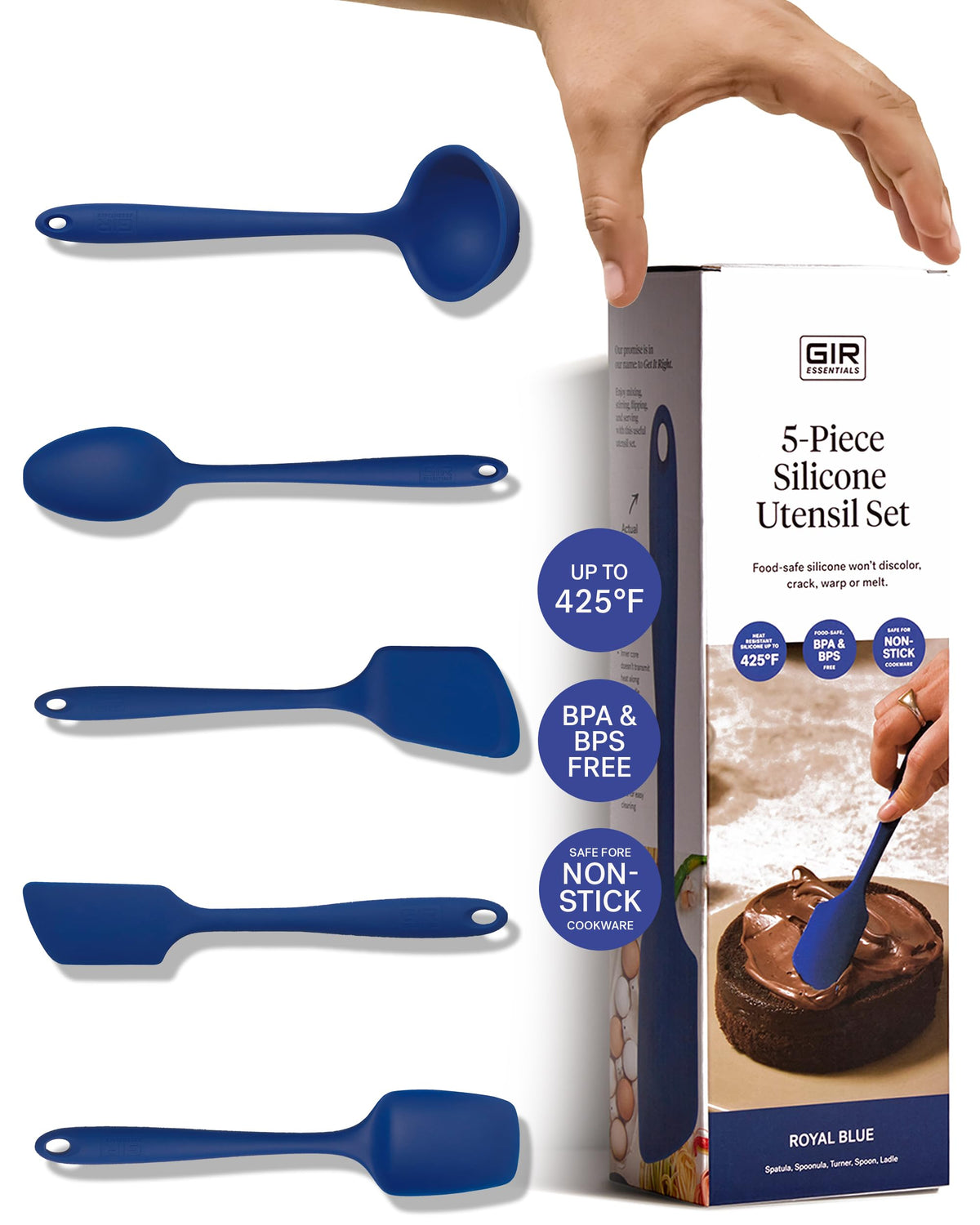 GIR Get It Right 5-piece set on display, versatile essentials for everyday cooking.