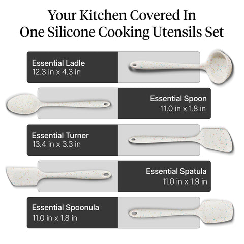 GIR Get It Right 5-Piece Spoon for stirring and serving in nonstick cookware.