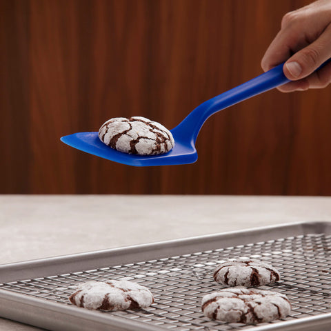 GIR Premium Ultimate Silicone Spatula Turner grilling with high heat resilience and smooth edges.