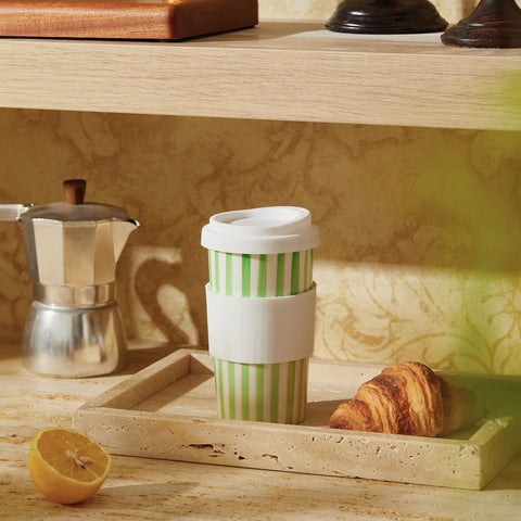 GIROFLIER Millie eco-friendly reusable mug reduces disposable cup waste.