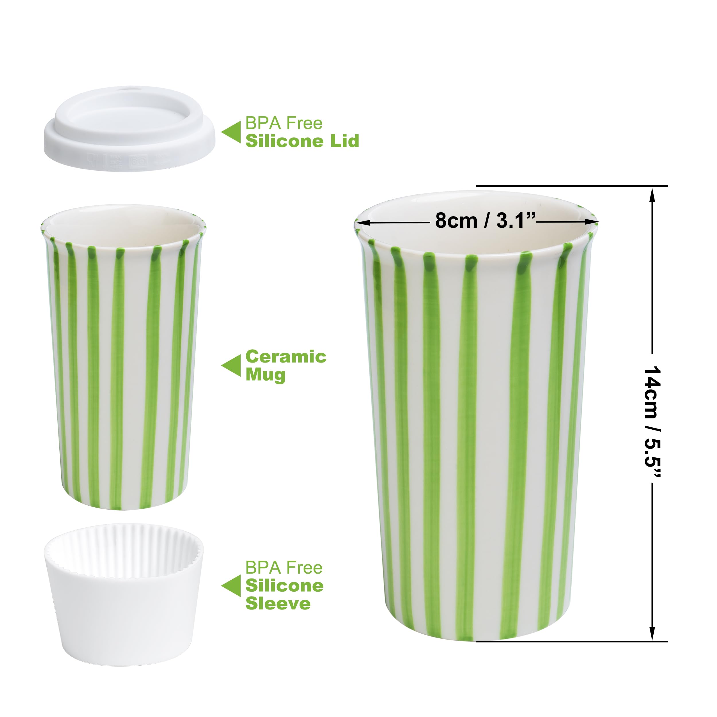 GIROFLIER Millie leakproof lid keeps beverages secure during commutes.