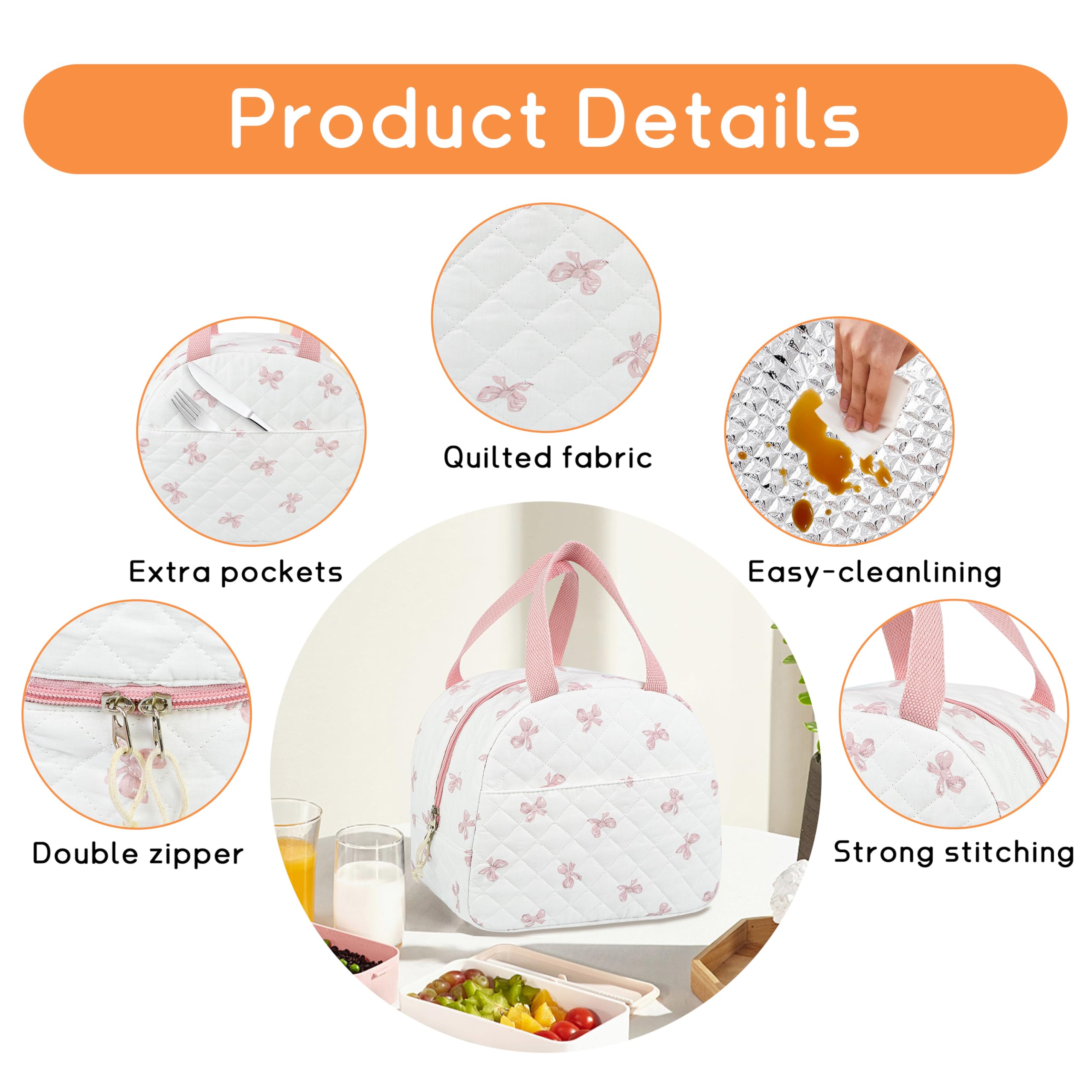 GISMTR lunch bag durable material ensures long-lasting use through daily commutes