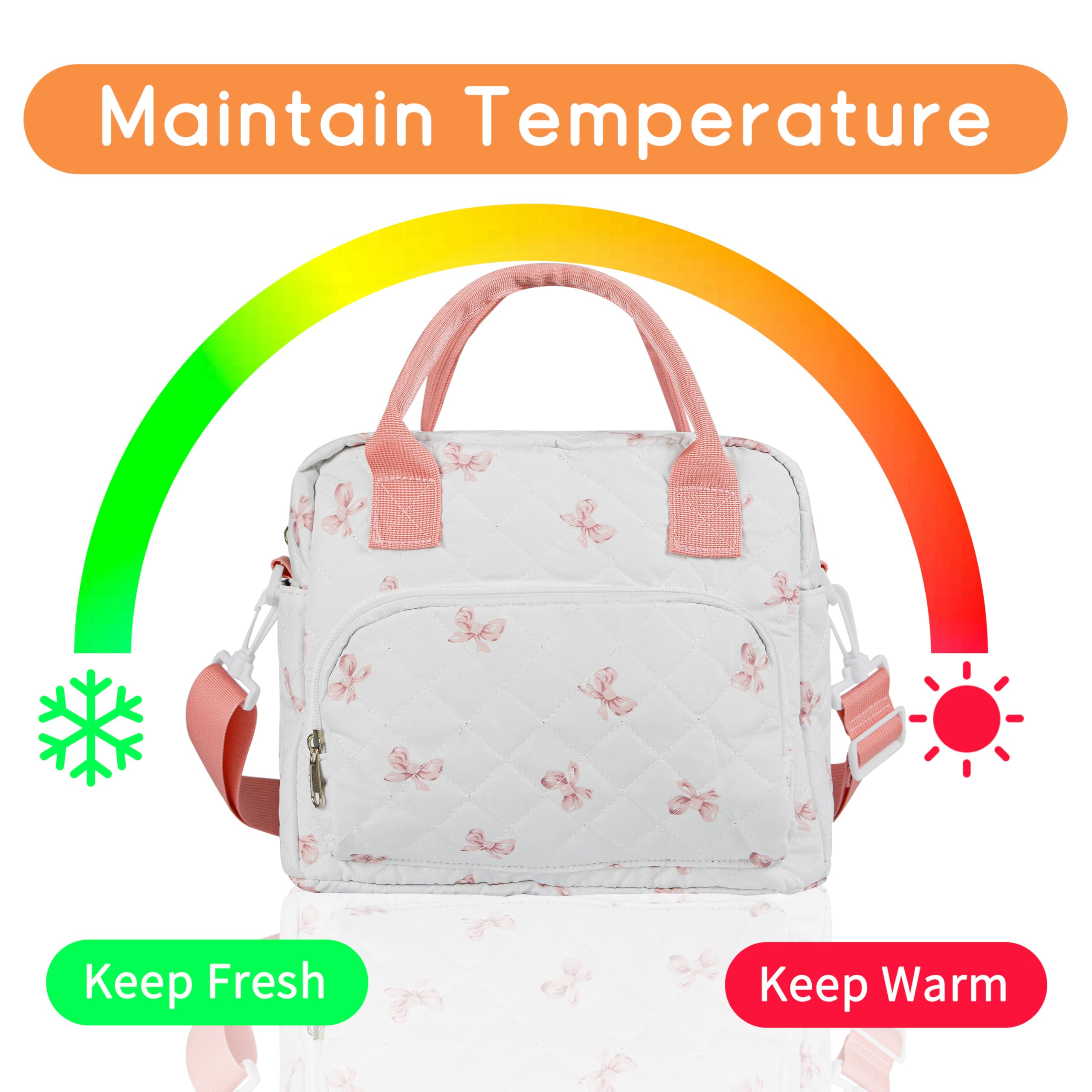 GISMTR five-pocket design keeps food, drinks, and essentials neatly organized.