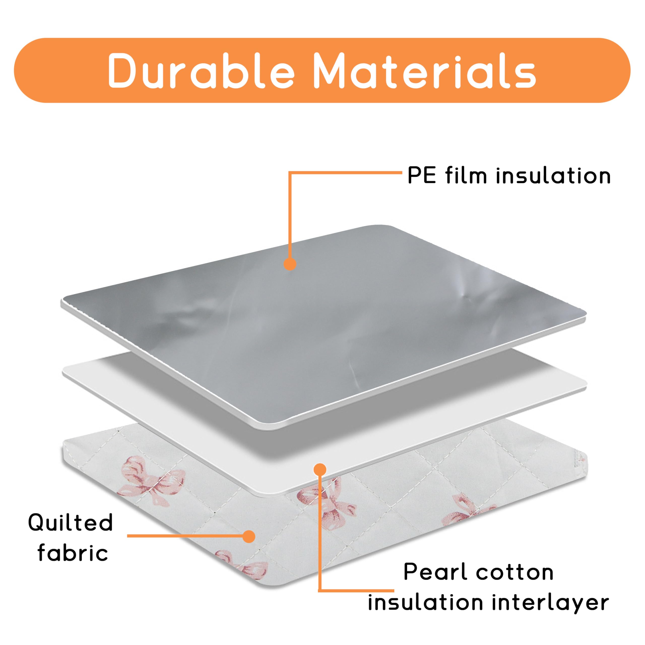 GISMTR thick insulation and PEVA liner maintain temperature for meals.