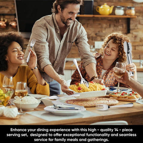 Gisly mirror-finish utensils highlight premium dining at any event.