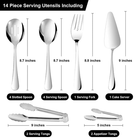 Gisly serving utensils with serving spoons in a durable stainless design for gatherings.