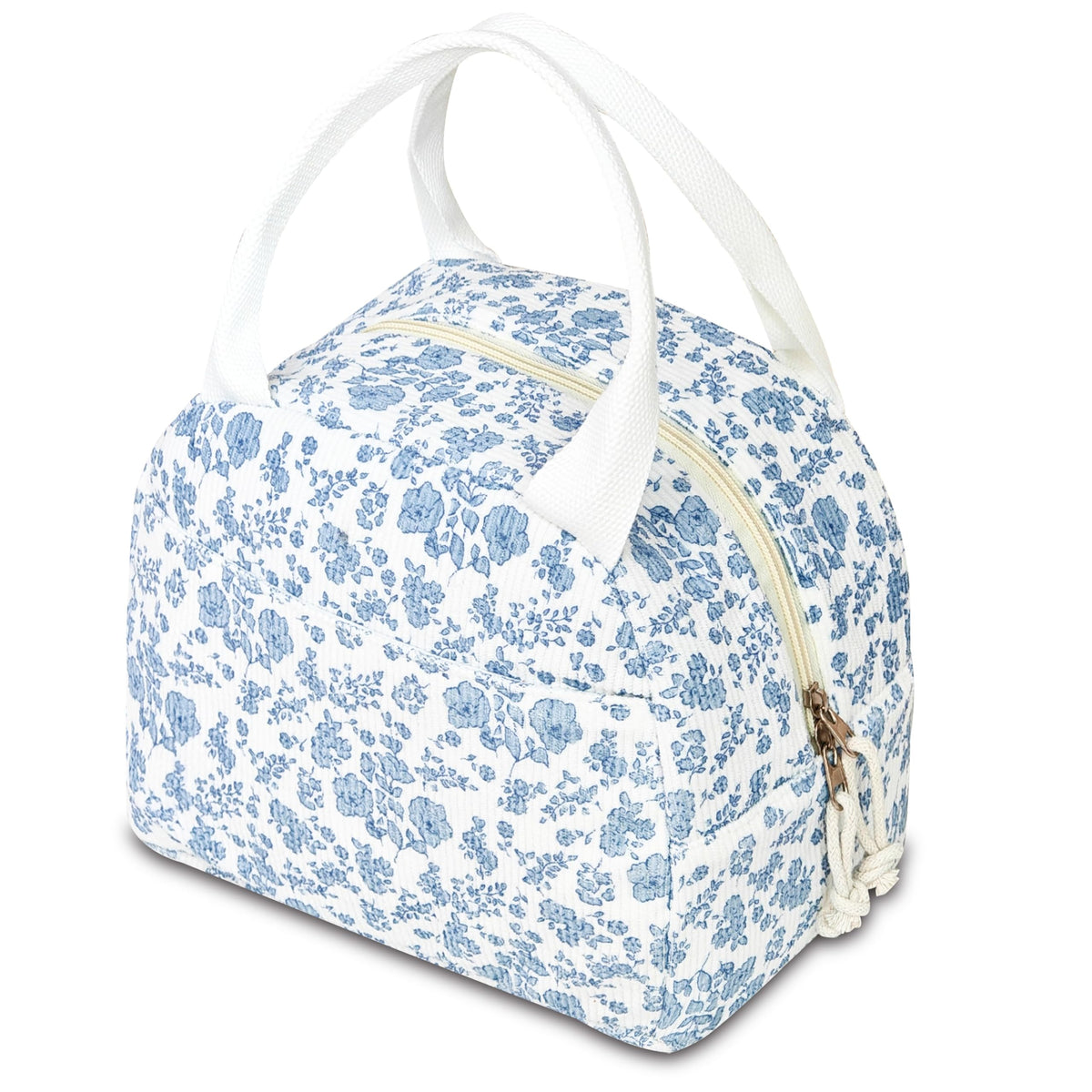 GISMTR lunch bag corduroy insulated front view for a stylish commute
