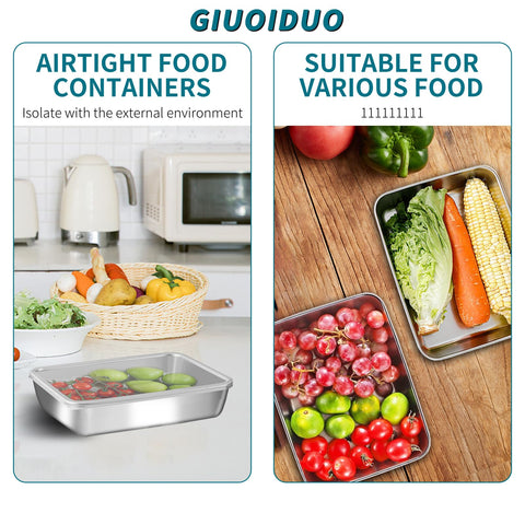 GIUIDUO versatile storage for dry and cooked foods.