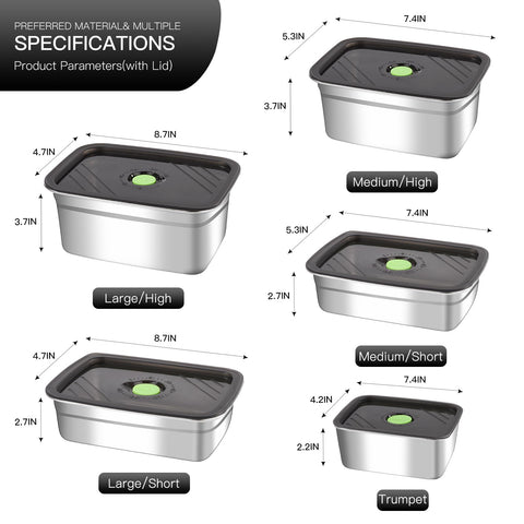 GIUOIDUO airtight lids provide leak-proof sealing for mess-free meal prep