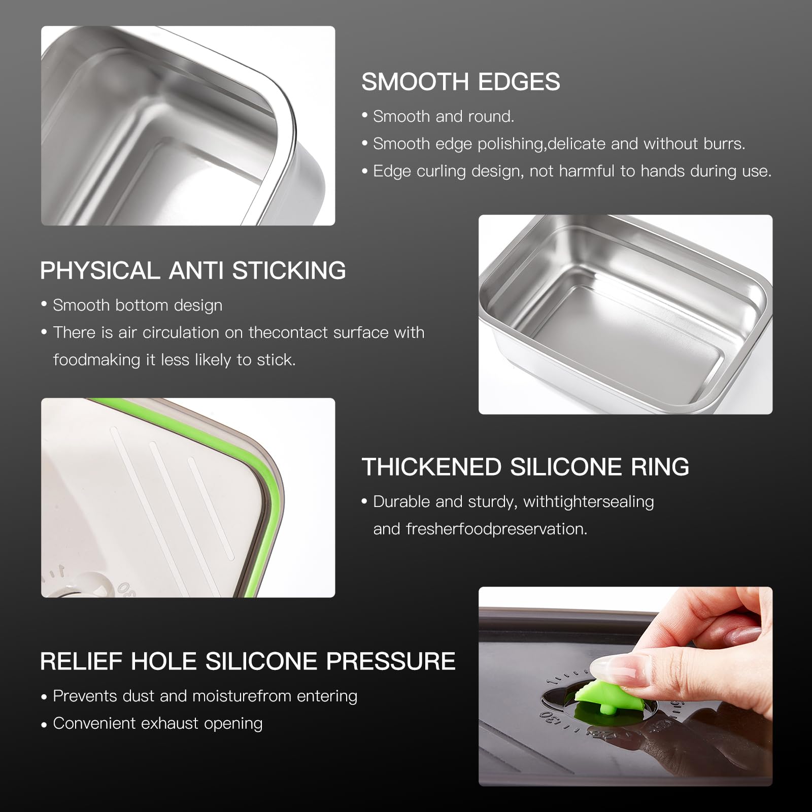 GIUOIDUO stackable design saves cabinet space during daily kitchen organization