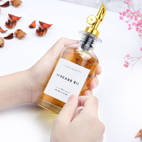 GIXSEGIE easy-refill bottle designed for simple oil and syrup refills