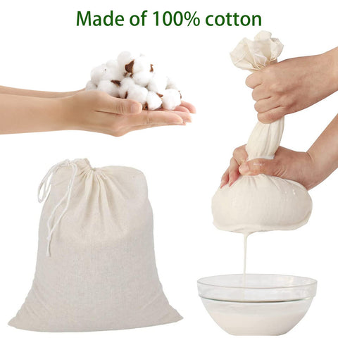 GIYOMI natural cotton bag ideal for coffee infusion and spice straining